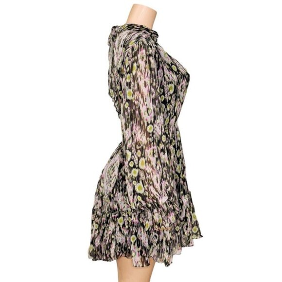 HEMANT & NANDITA Kari Short Dress, Black, Large - Picture 10 of 14